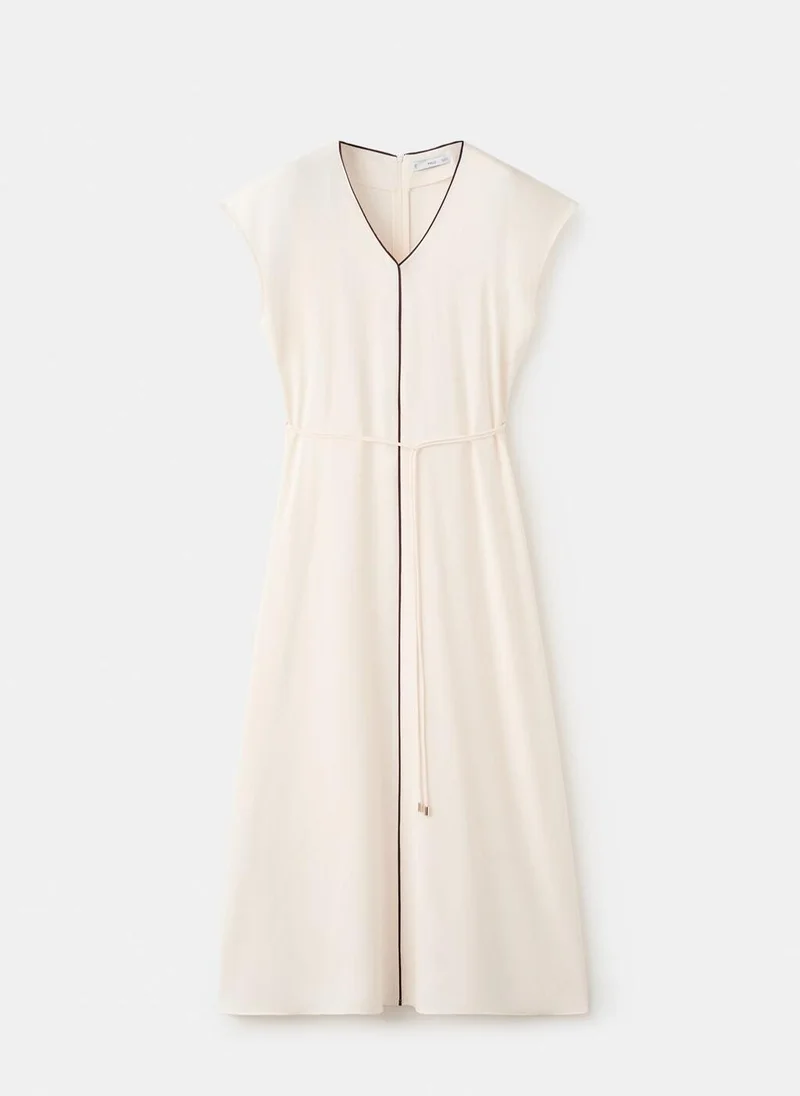 MANGO  Belt detail dress for Women | Best Price UAE